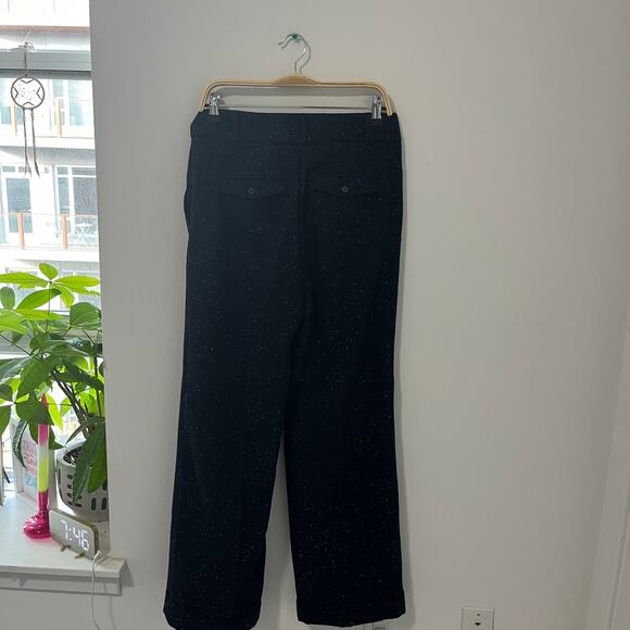 NEW Ann Taylor Loft Blue Wool Trouser Pants Size 8 - Picture 7 of 7